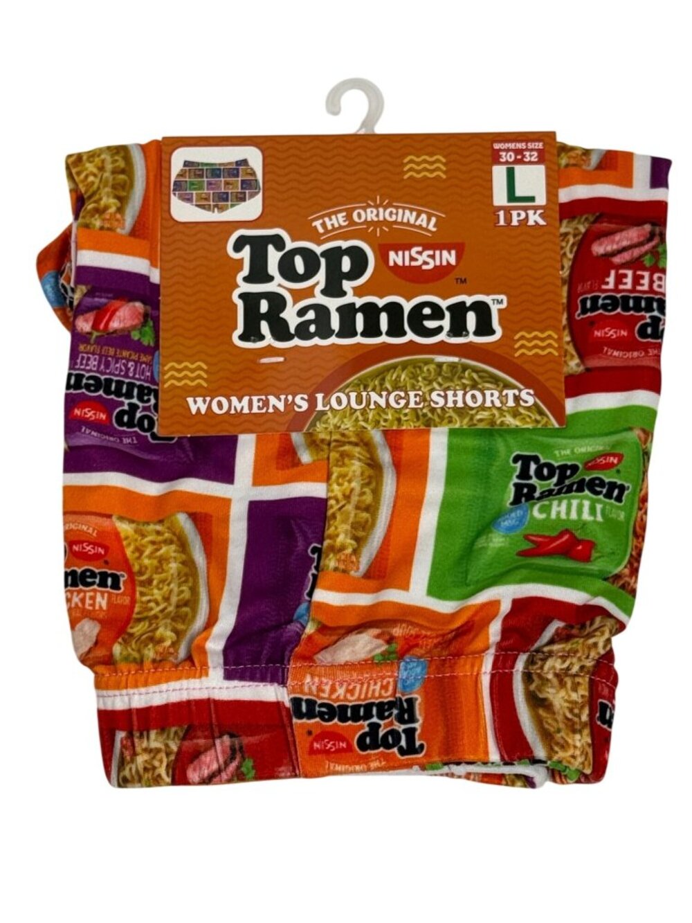 Top Ramen Lounge Shorts Womens Large Pajama Shorts NWT